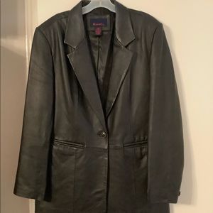 Soft Lamb Leather Blazer